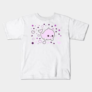 Cute Baby Narwhal Kids T-Shirt